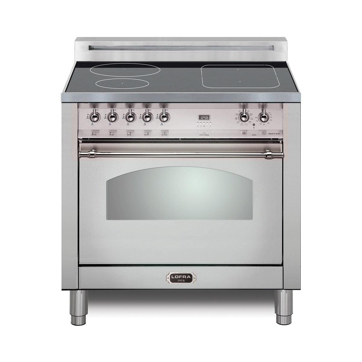 Dolcevita 30 induction stainless w chrome trim