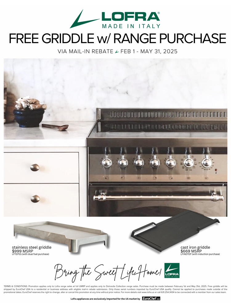 Lofra Griddle Promo - Feb 1 - May 31, 2025